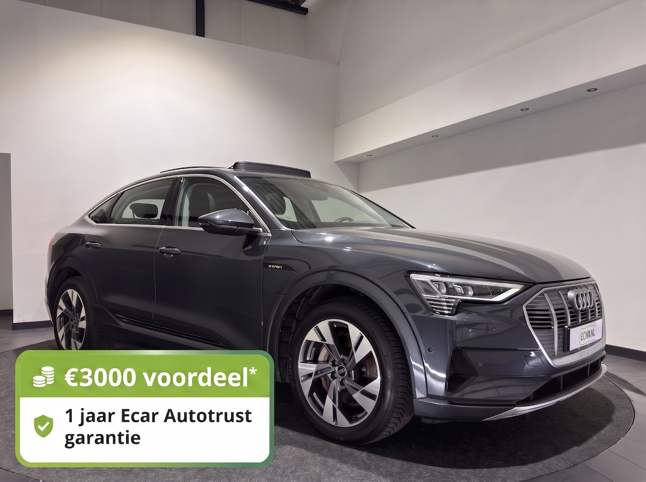 Audi e-tron Sportback - 55 quattro Business edition Plus 95 kWh | Tot € 3.000 klantvoordeel* | SOH 92,3 % | Leder - AutoWereld.nl