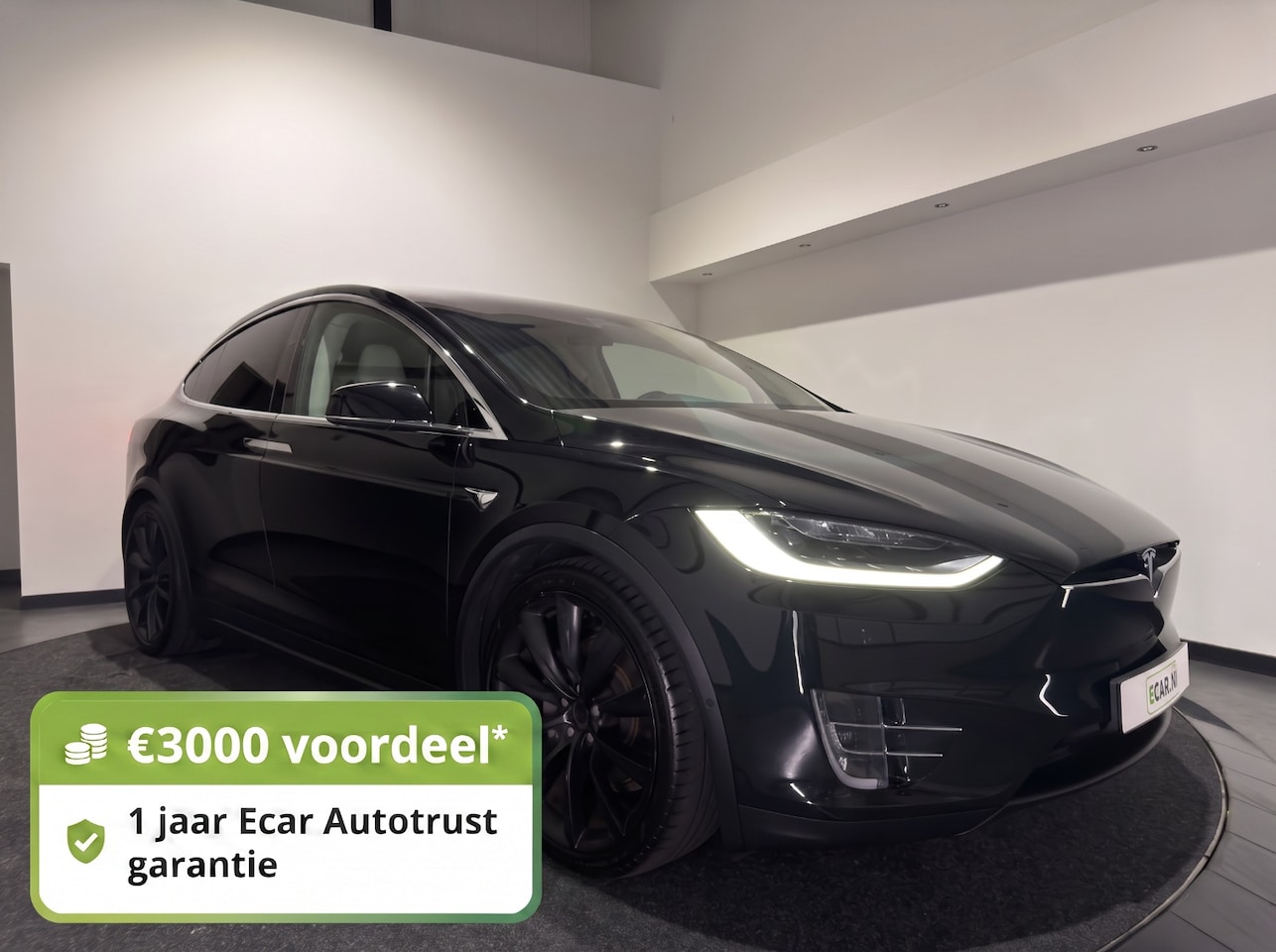 Tesla Model X - 75D Base | Tot € 3.000 klantvoordeel* | Trekhaak | Keyless | Luxe Leder interieur | - AutoWereld.nl