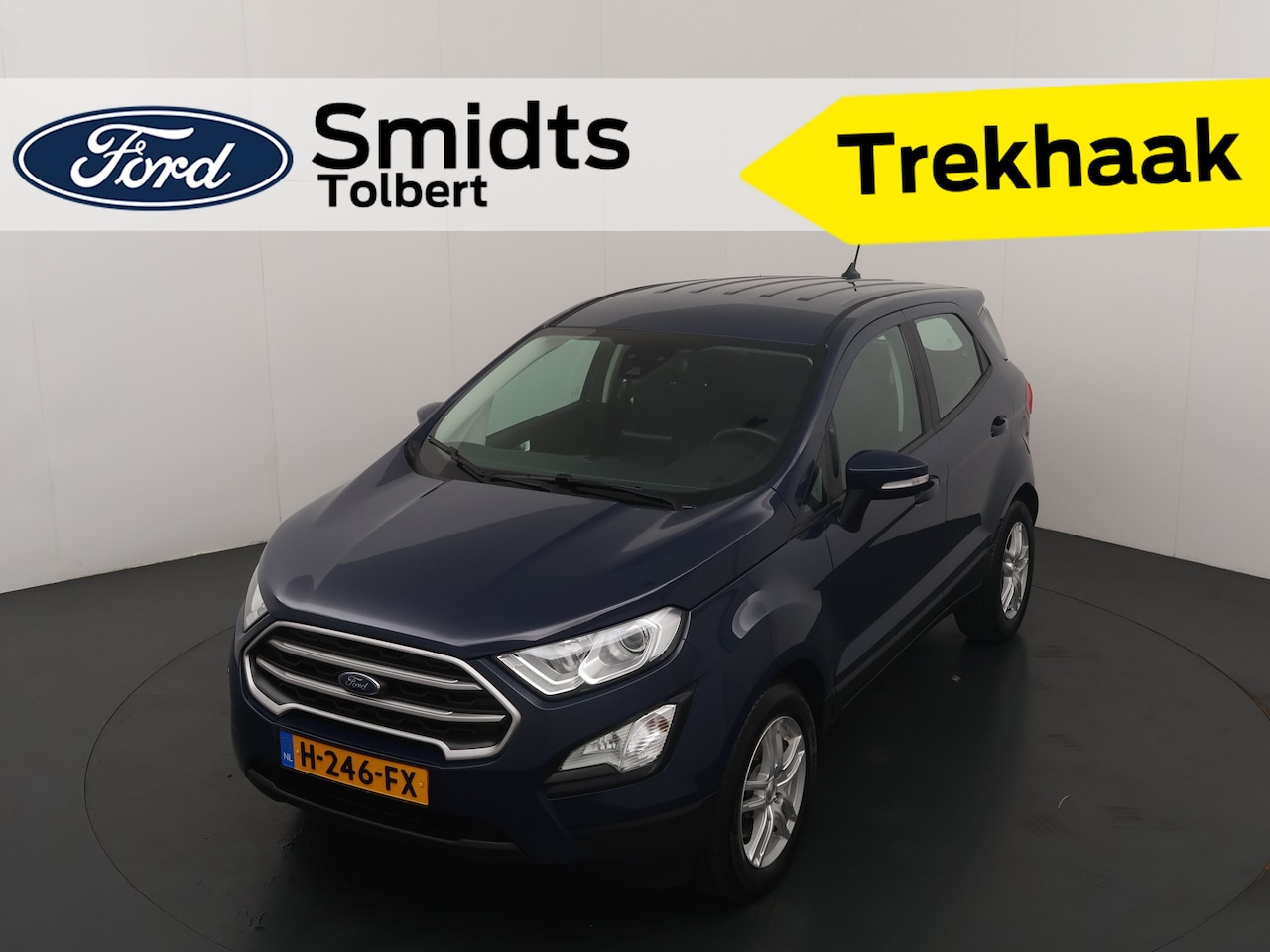 Ford EcoSport - EcoBoost 100 pk Connected | Trekhaak | Airco | Cruise | parkeersens. | Apple Carplay | 100 - AutoWereld.nl
