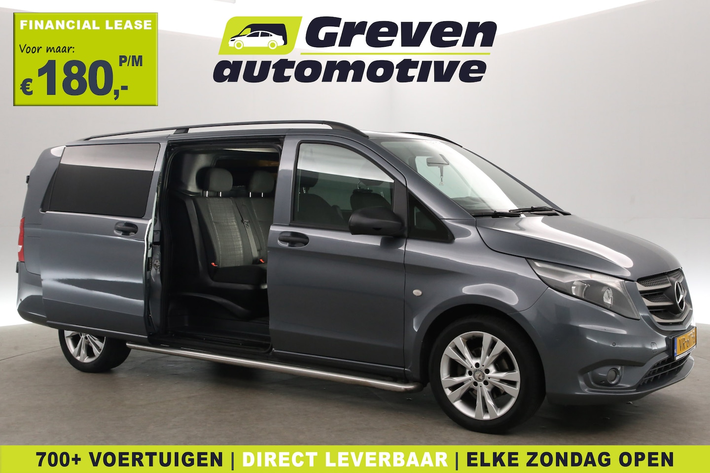 Mercedes-Benz Vito - 114 CDI Extra Lang | Dubbele Cabine | Automaat | Clima | Camera | Cruise | Trekhaak | Navi - AutoWereld.nl
