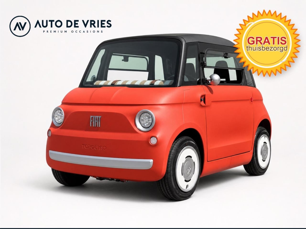 Fiat Topolino - Corallo | NIEUW | Panoramadak | Direct leverbaar - AutoWereld.nl
