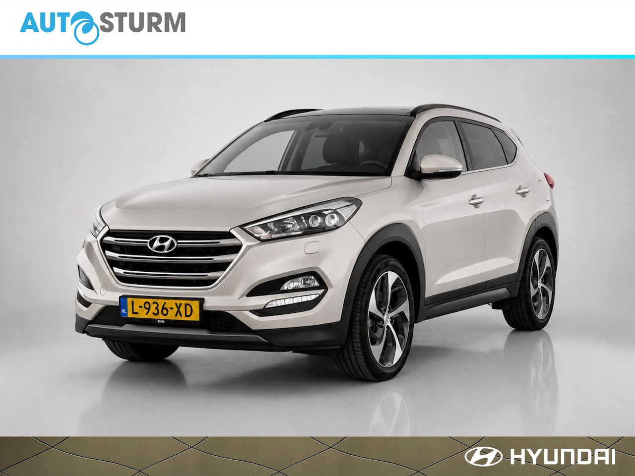 Hyundai Tucson - 1.6 T-GDi Premium 4WD Automaat incl. Trekhaak + Panodamadak! - AutoWereld.nl