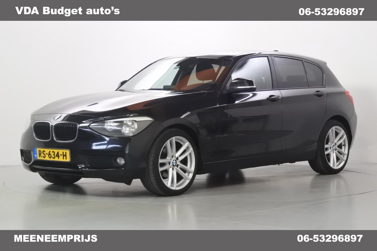 BMW 1-serie - 118d Climatronic Hemel Antraciet M-stuur+pook 18" - AutoWereld.nl