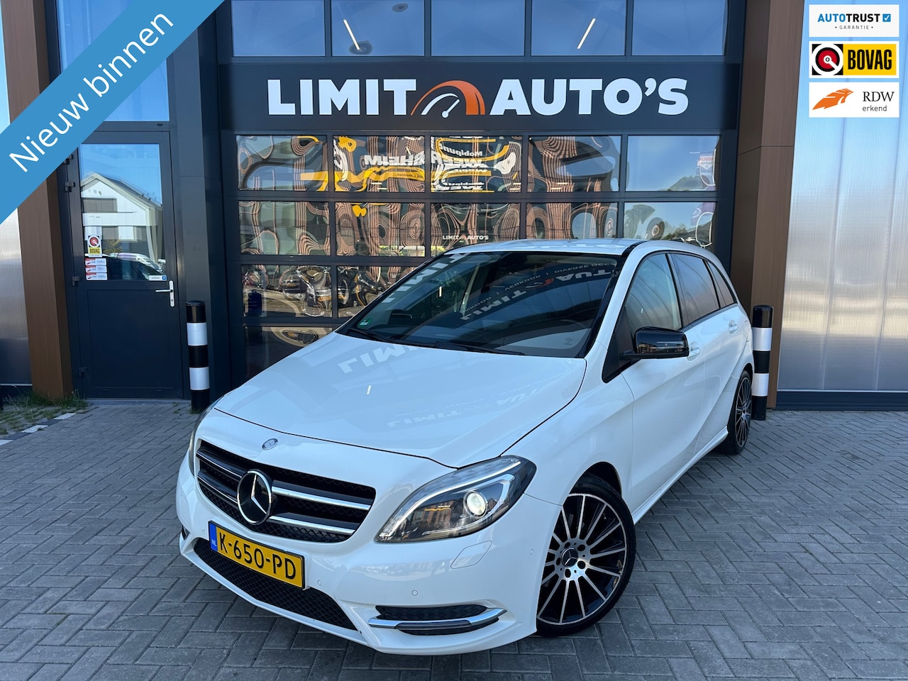 Mercedes-Benz B-klasse - 180 Ambition Airco/Navi/Xenon/Pdc.v+a/Cruise/6bak/Lmv/Apk - AutoWereld.nl