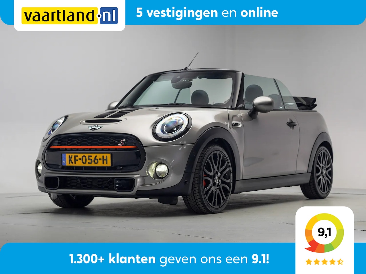 MINI Cabrio - 2.0 Cooper S Chili Serious Business Aut. [ HUD Harman Kardon Adapt cruise ] - AutoWereld.nl