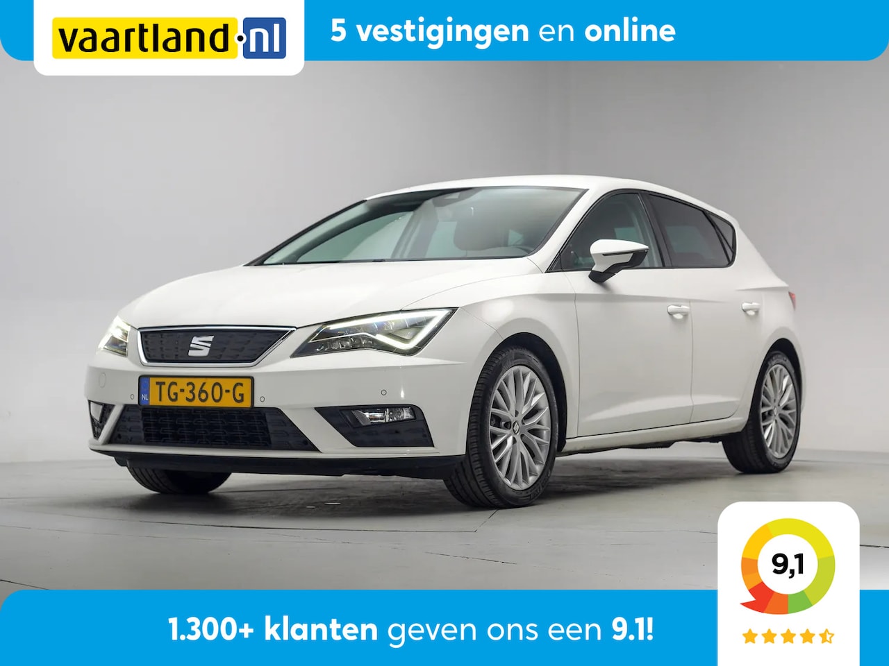 SEAT Leon - 1.0 EcoTSI Style Business Intense [ LED Apple/Android Navi Clima Cruise ] - AutoWereld.nl