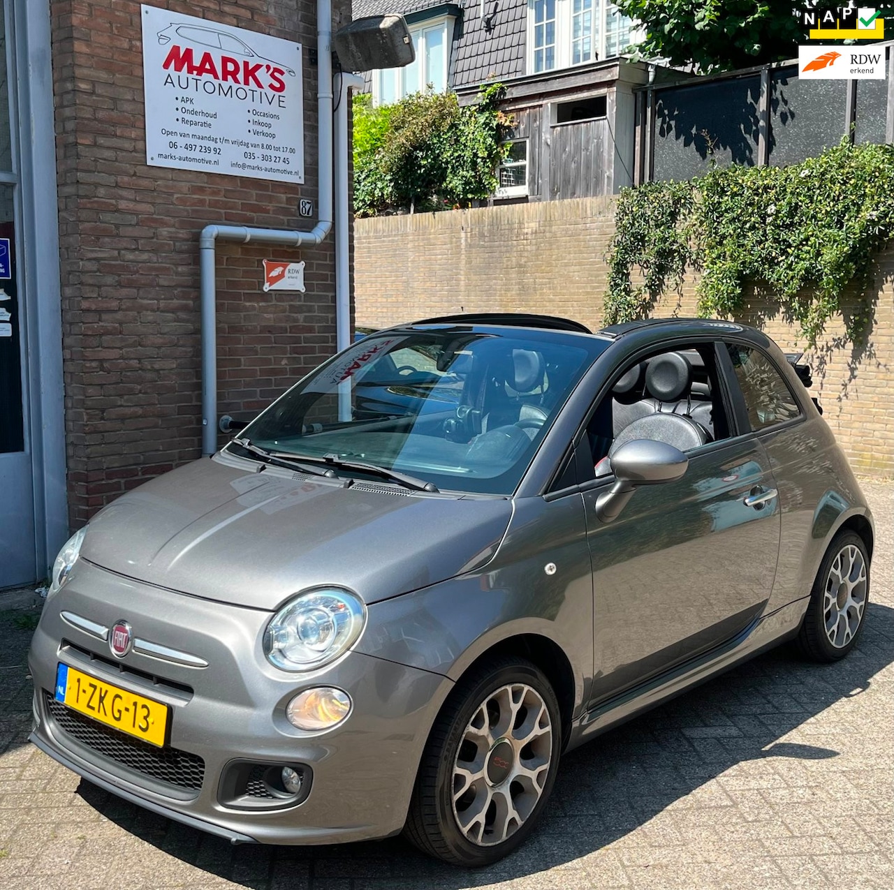 Fiat 500 C - 0.9 TwinAir Turbo 500S Cabrio - AutoWereld.nl