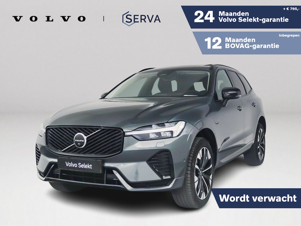 Volvo XC60 - T6 Plug-in hybrid AWD Ultra Dark | Panoramadak | 360° camera | Luchtvering | Head-up displ - AutoWereld.nl