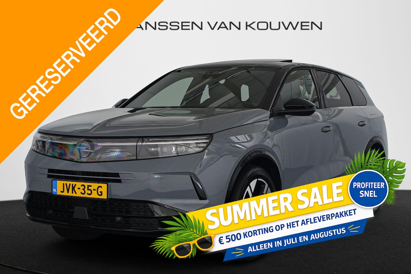 Opel Grandland - 1.6 Turbo Plug-in-Hybrid Ultimate Panoramadak Leder Trekhaak Massage - AutoWereld.nl