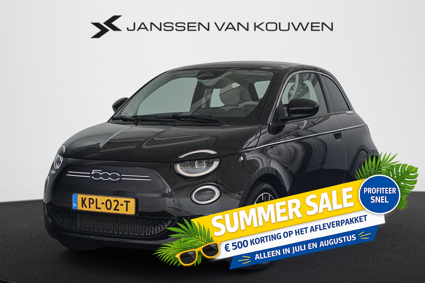 Fiat 500 - La Prima 42 kWh Pano Leder Stoelverwarming Camera Apple CarPlay - AutoWereld.nl