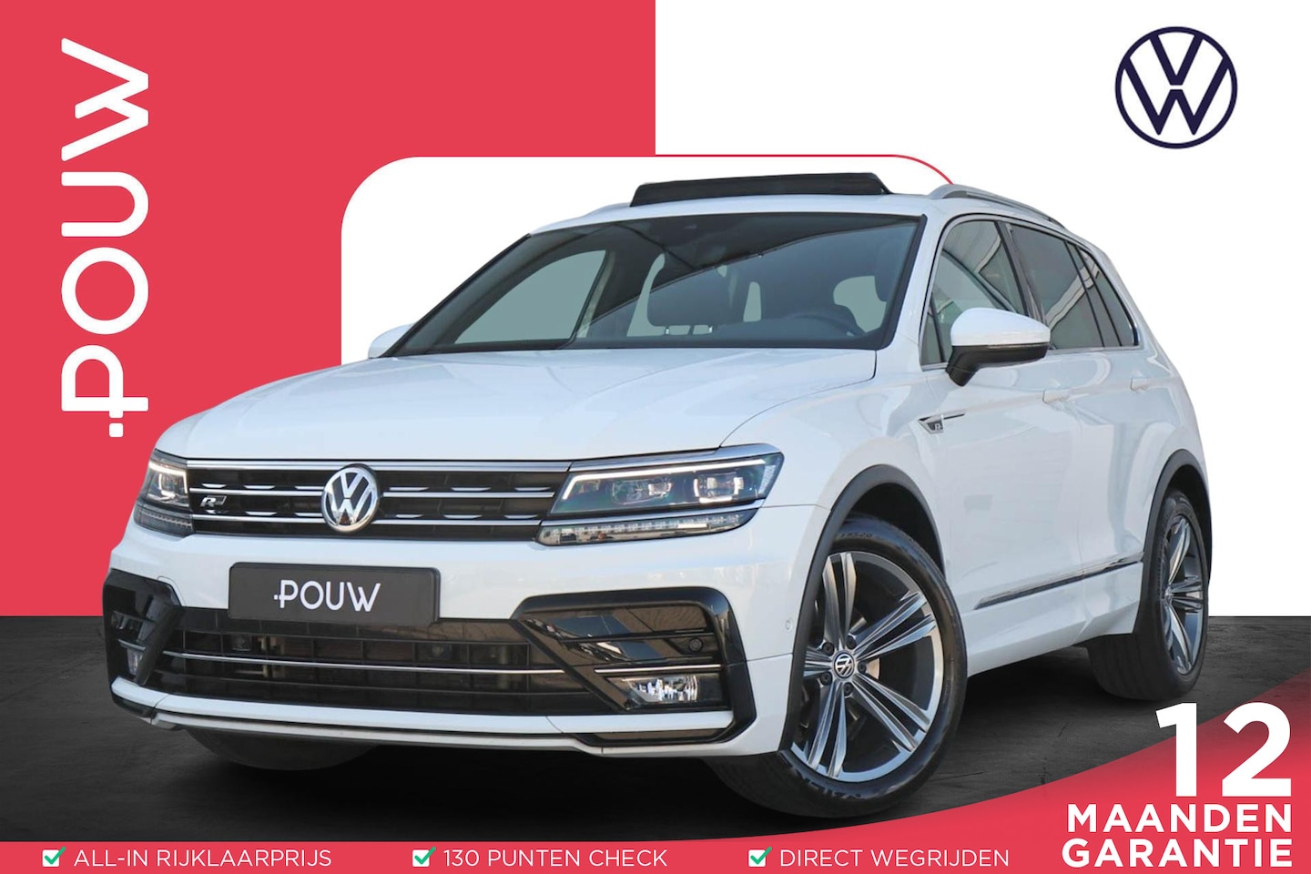 Volkswagen Tiguan - 1.5 TSI 150pk DSG ACT Highline Business R | Trekhaak | Panoramadak | Achteruitrijcamera | - AutoWereld.nl