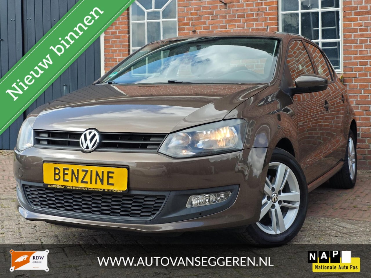 Volkswagen Polo - 1.2 - Garantie / APK / Airco / Elek. ramen - AutoWereld.nl