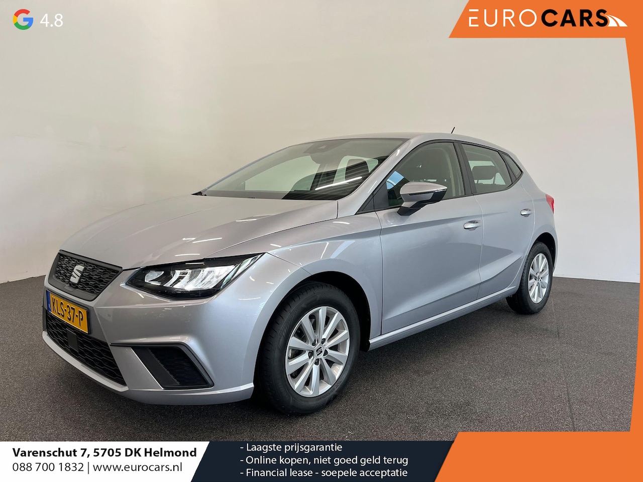 SEAT Ibiza - 1.0 TSI 110 pk DSG Urban Silver Full LED Navi 9,2 inch CarPlay Climatronic PDC Cruise Lane - AutoWereld.nl