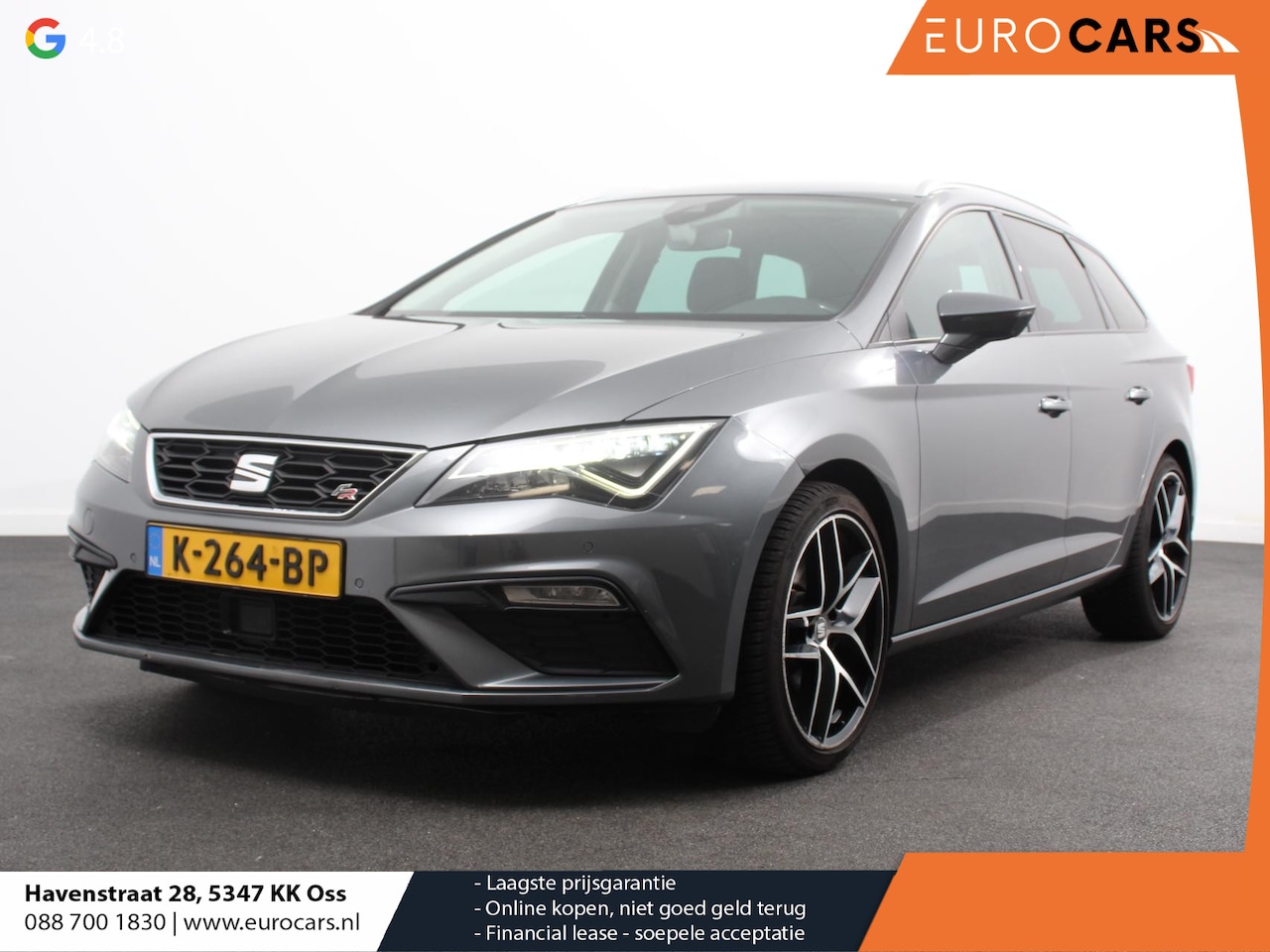 SEAT Leon ST - 1.8 TSI FR 160pk FR Business Intense Navigatie Apple Carplay/Android Auto Camera Seat Soun - AutoWereld.nl