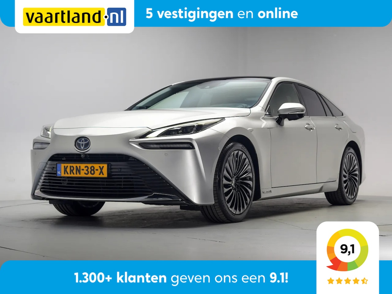 Toyota Mirai - Launch Edition [ Panorama Leder Adapt.cruise Stoelverwarming ] - AutoWereld.nl
