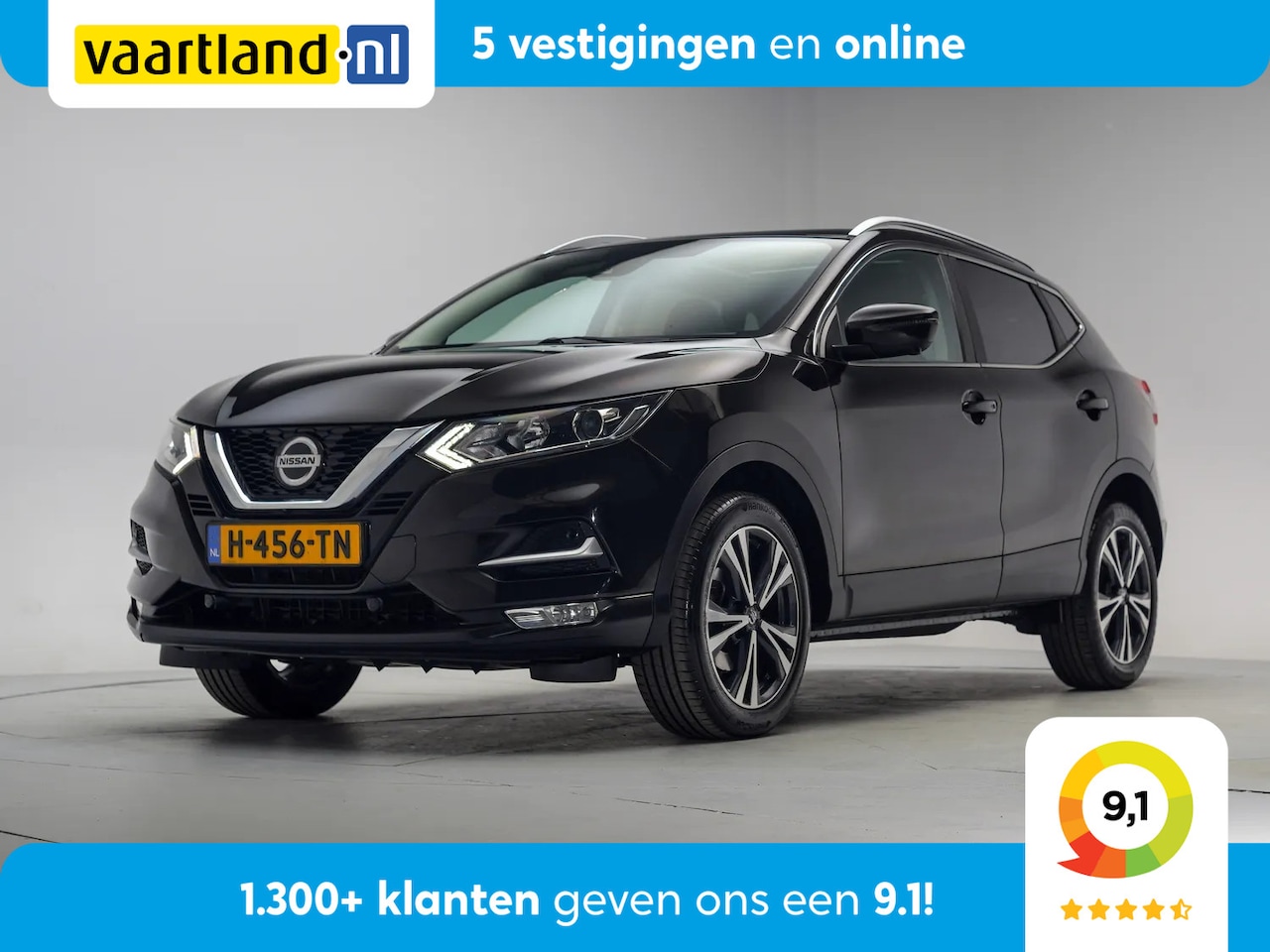 Nissan Qashqai - 1.3 DIG-T N-Connecta [ Panorama Navi 360°cam Clima ] - AutoWereld.nl