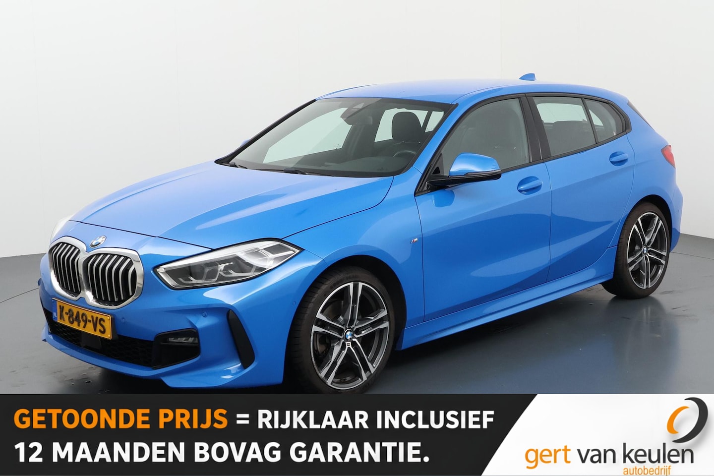 BMW 1-serie - 118i Business Edition Plus M-SPORT/MISANO BLUE/NAVI/LED/LEER - AutoWereld.nl