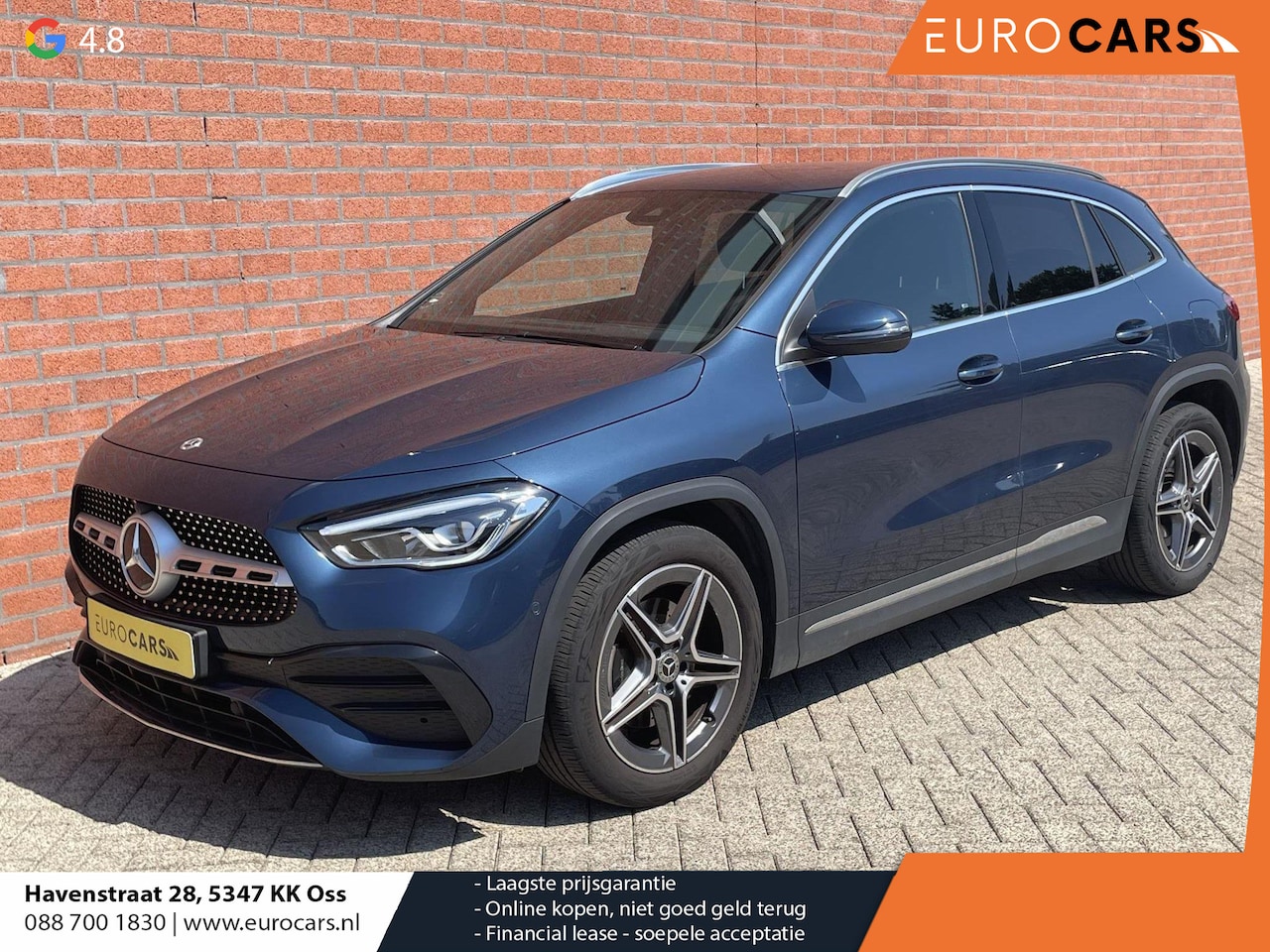 Mercedes-Benz GLA-Klasse - 200 163pk DCT AMG Line Navigatie Parkeersensoren Camera Cruise Control Stoelverwarming Led - AutoWereld.nl