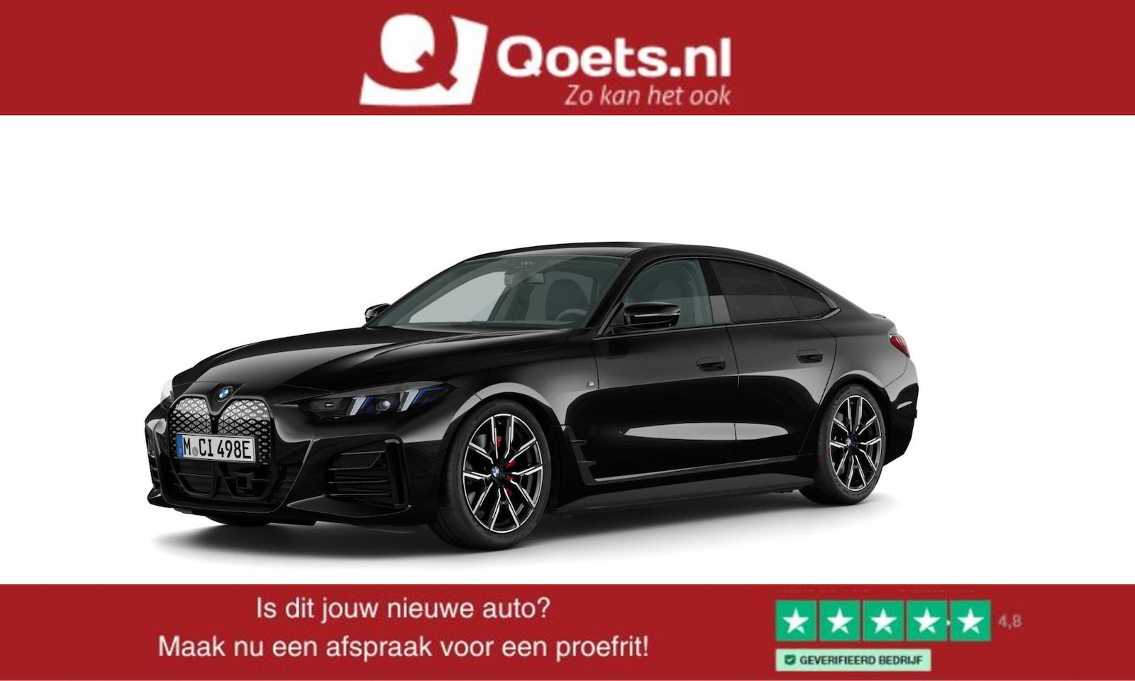 BMW i4 - eDrive40 M Sport Pro Edition 84 kWh Trekhaak - Harman Kardon - Head up - Stuurwielrand ver - AutoWereld.nl