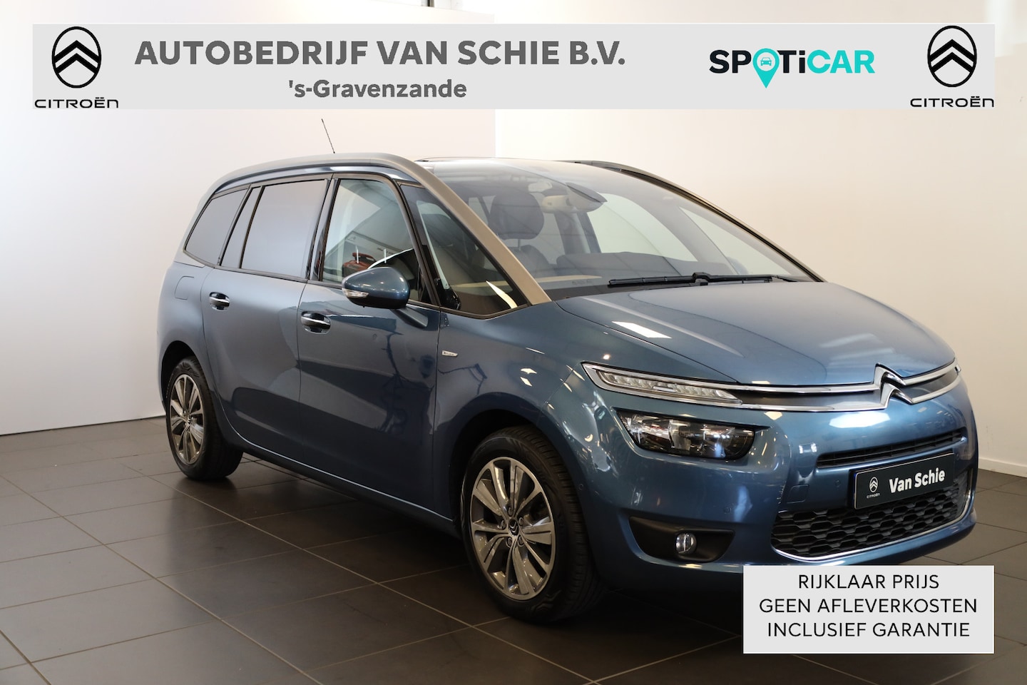 Citroën Grand C4 Picasso - THP 165 Exclusive Automaat Vol leer | trekhaak | Navi | Stoelverwarming | dodehoek detecti - AutoWereld.nl