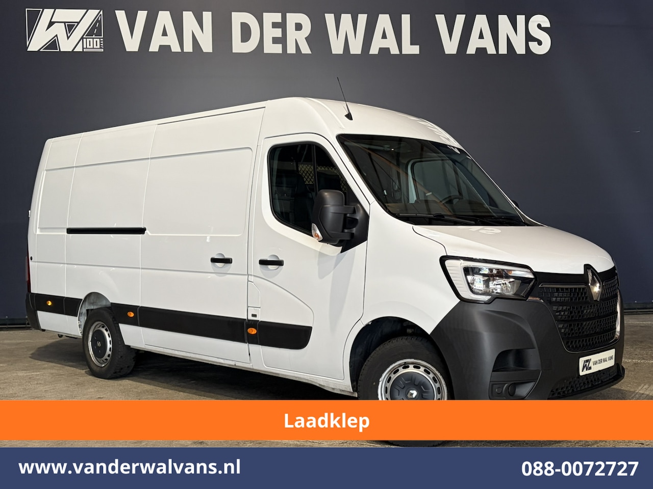 Renault Master - 2.3 dCi 131pk L4H2 Euro6 Airco | Laadklep | LED | Leder Bijrijdersbank - AutoWereld.nl
