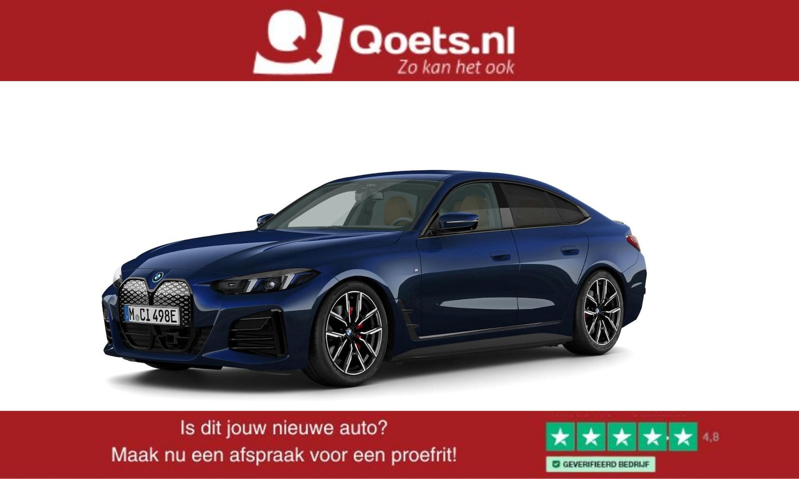 BMW i4 - eDrive40 M Sport Pro Edition 84 kWh COMFORT PACK - INNOVATION PACK - Elektrisch verstelbar - AutoWereld.nl