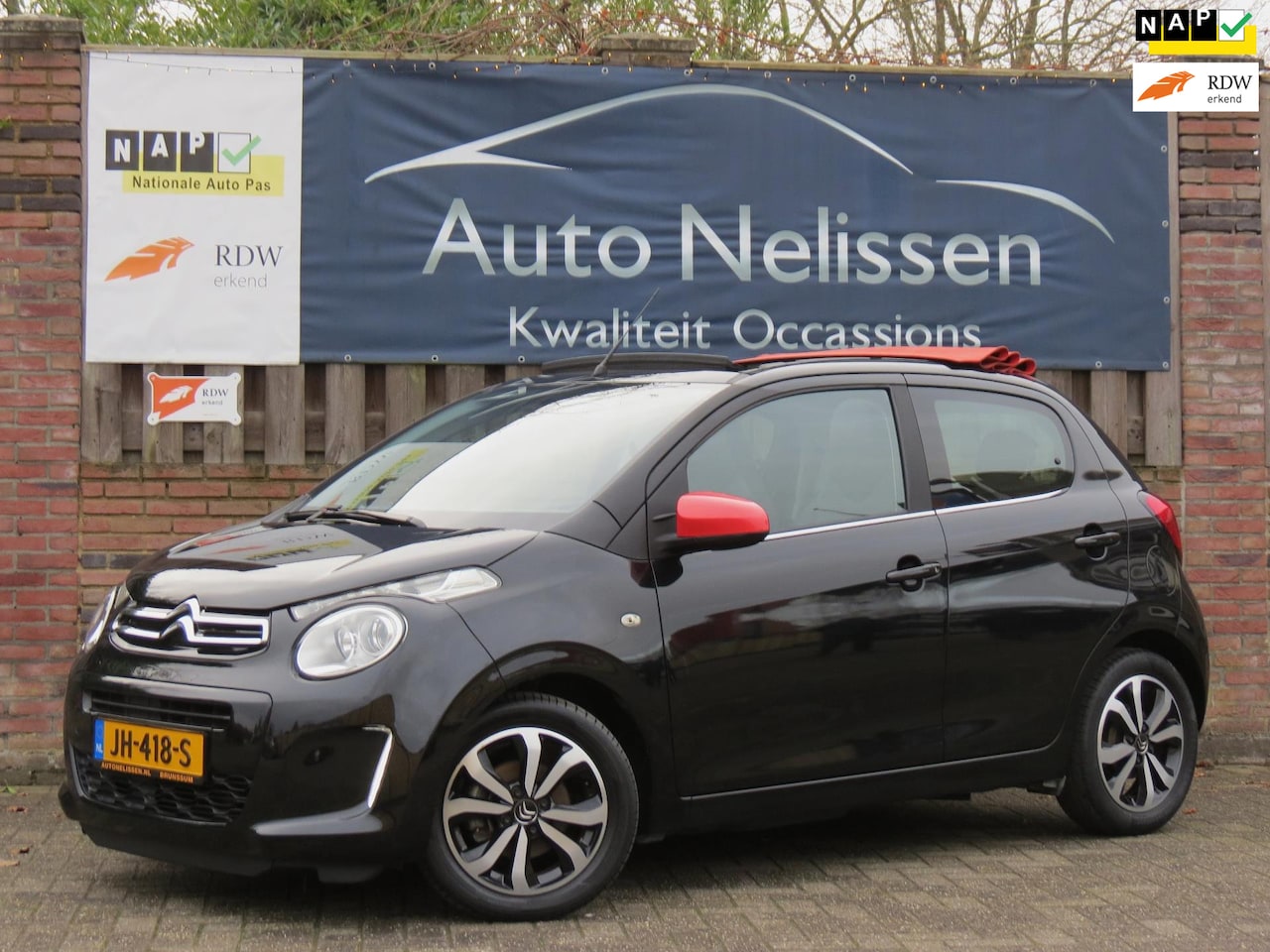 Citroën C1 - 1.0 e-VTi Airscape Shine CABRIO | OPEN DAK | CAMERA | 15 INCH LICHTMETALEN VELGEN | GROOT - AutoWereld.nl