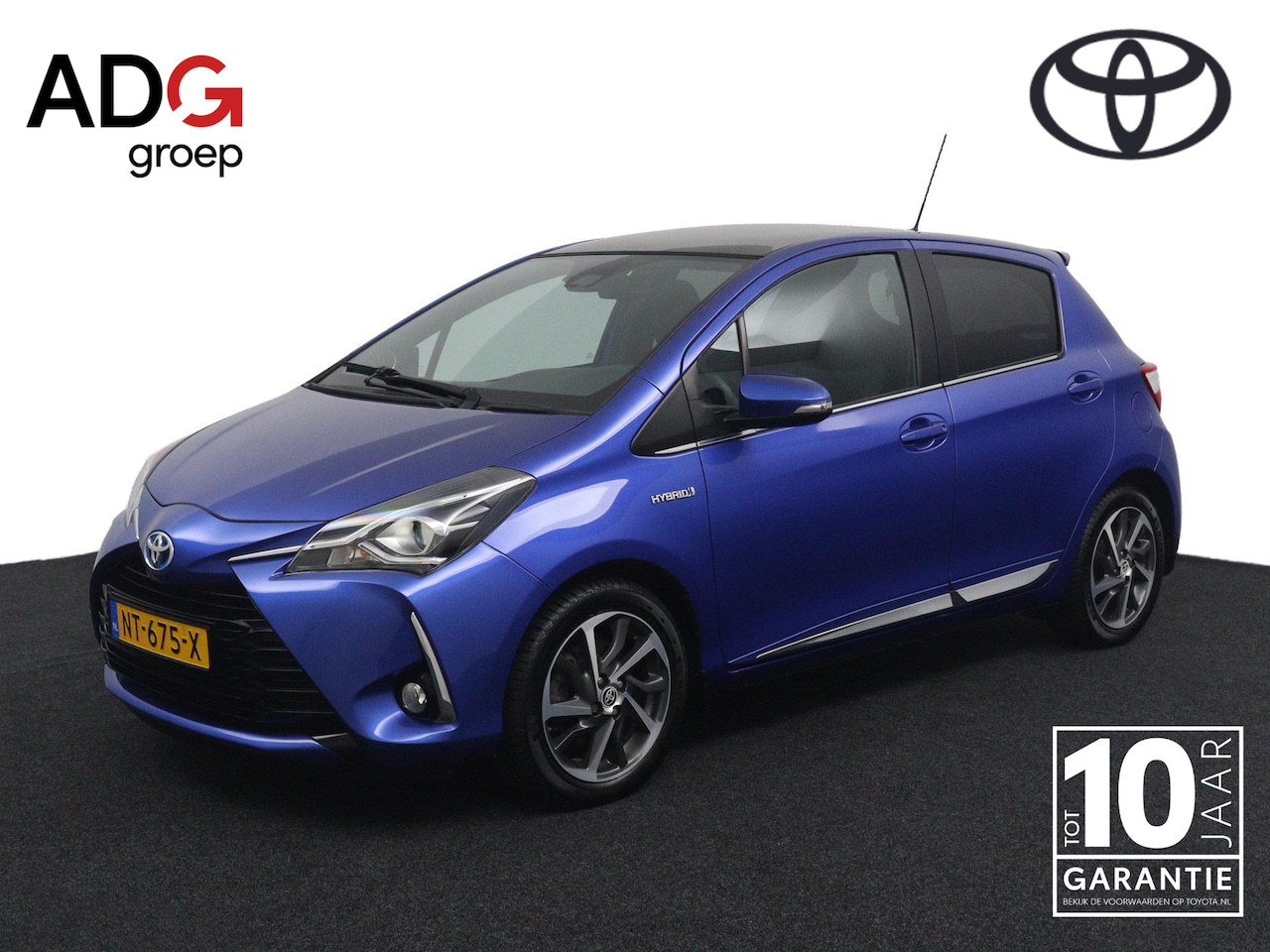 Toyota Yaris - 1.5 Hybrid Premium | Panoramadak | Keyless Entry | Led Verlichting | Navigatie | - AutoWereld.nl
