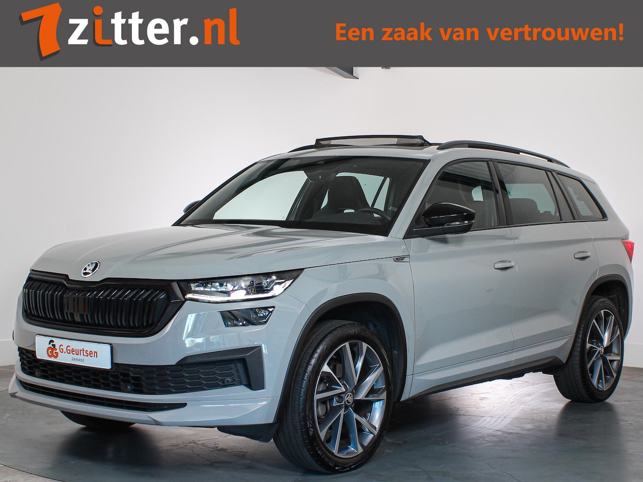 Skoda Kodiaq - 1.5 TSI Sportline Business 1.5 TSI Sportline Business, 7-Persoons, Trekhaak, Panoramadak, Memory stoelen, Apple CarPl - AutoWereld.nl