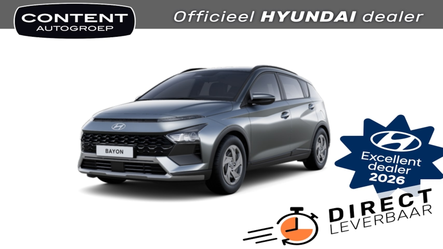 Hyundai Bayon - 1.0 T-GDi E-Motion / Direct leverbaar - AutoWereld.nl