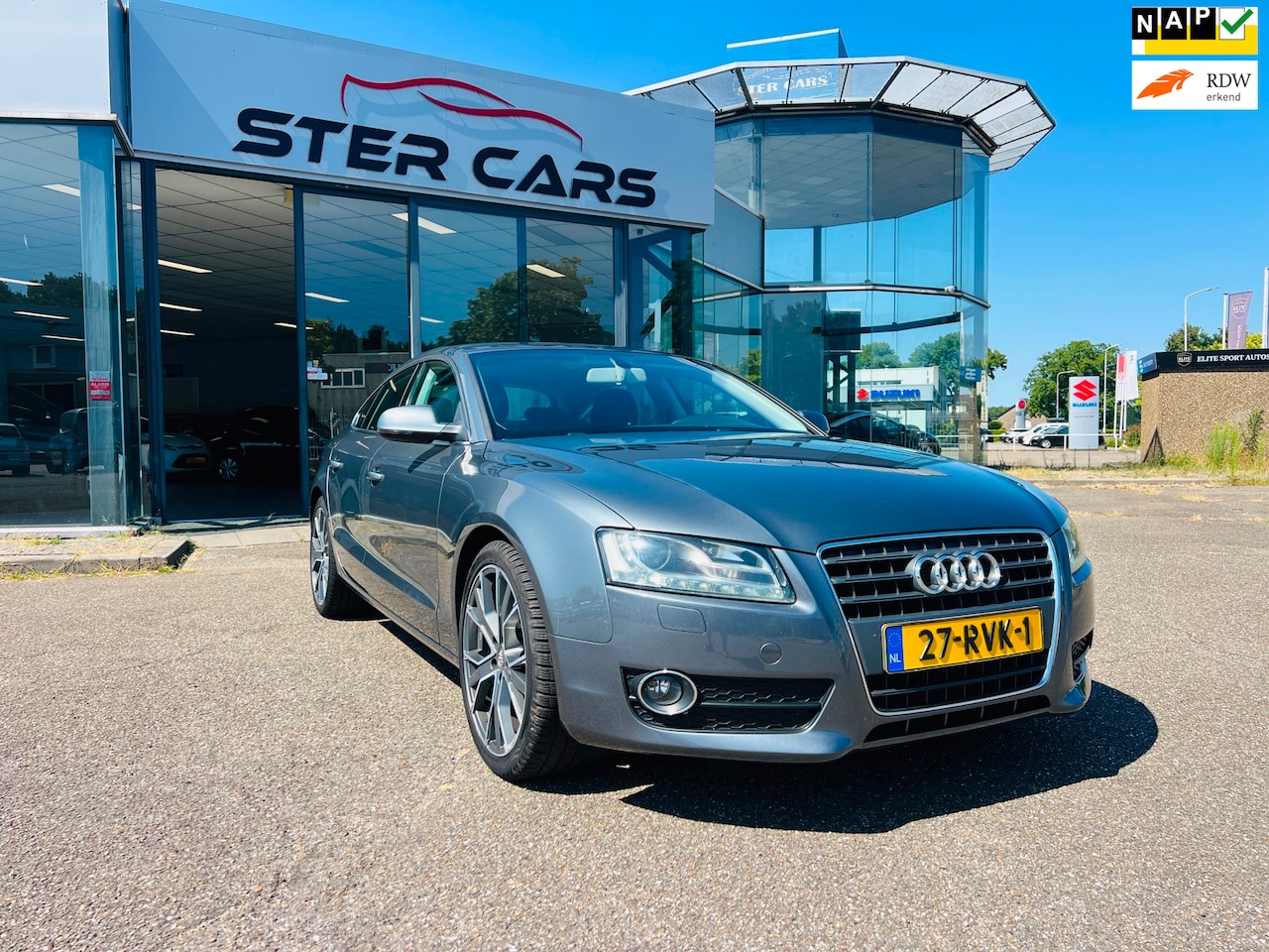 Audi A5 Sportback - 1.8 TFSI Pro Line|Navi|CruiseControl|P Sensor|Onderhoud|NAP| - AutoWereld.nl
