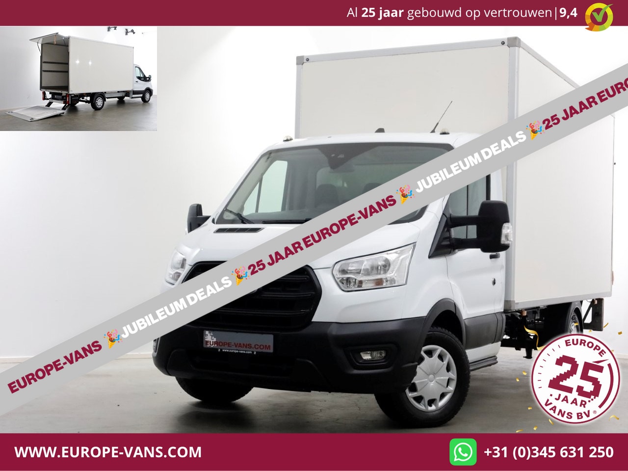 Ford Transit - 350 2.0 TDCI 130pk Trend Bakwagen met laadklep 06-2022 - AutoWereld.nl