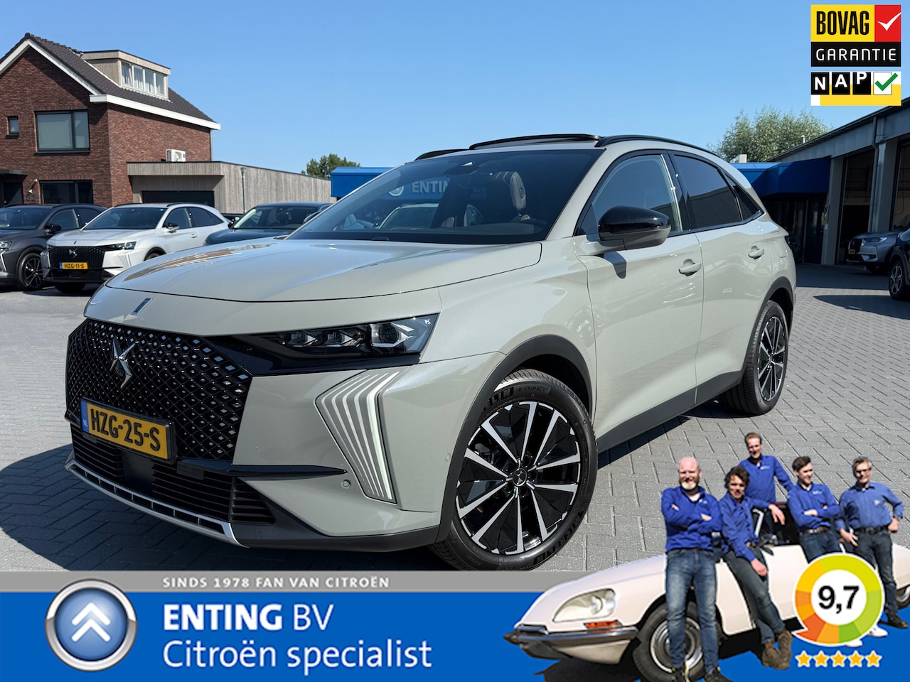 DS 7 - 1.6 PHEV 300 4x4 PALLAS HIFI FOCAL SCHUIFDAK PACK COMFORT+PACK TECH - AutoWereld.nl