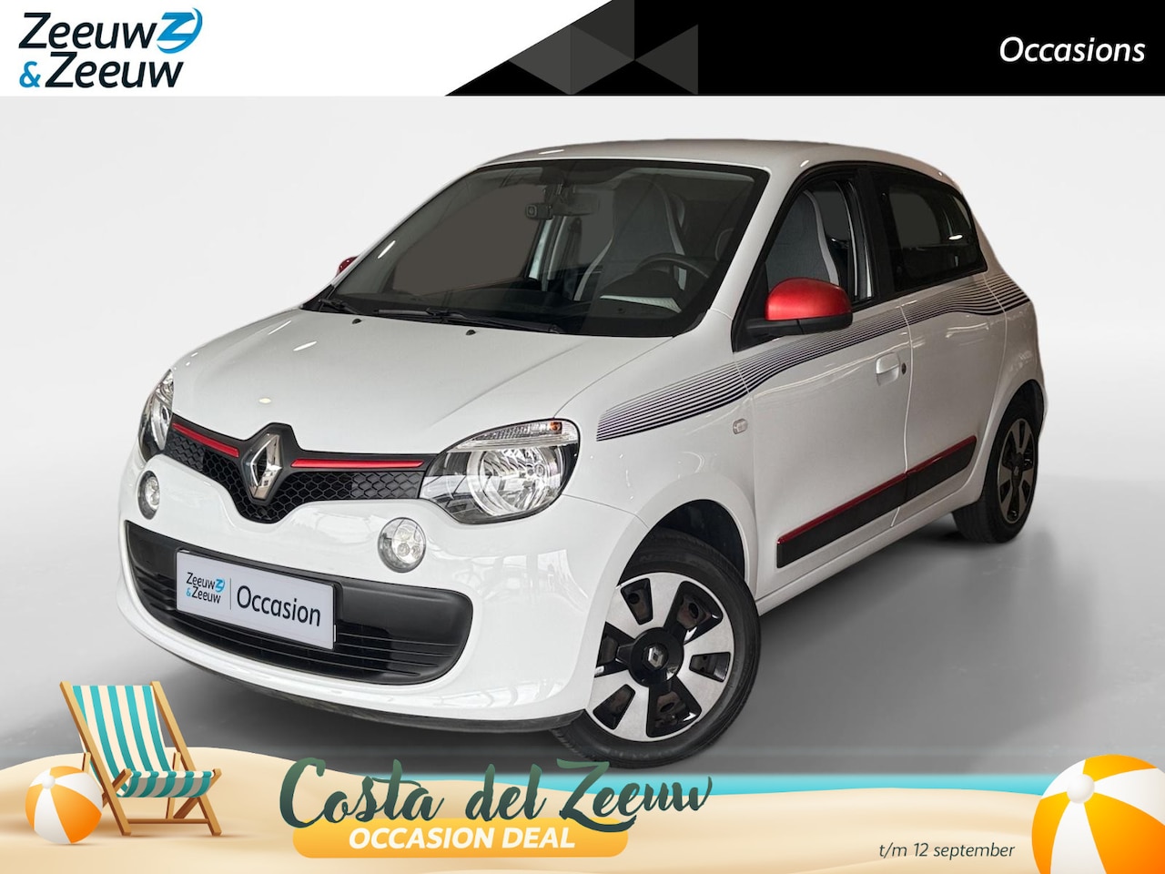 Renault Twingo - 1.0 SCe Authentique *Bluetooth*Airco*Zuinig*Hoge instap*Kleine Draaicirkel! - AutoWereld.nl
