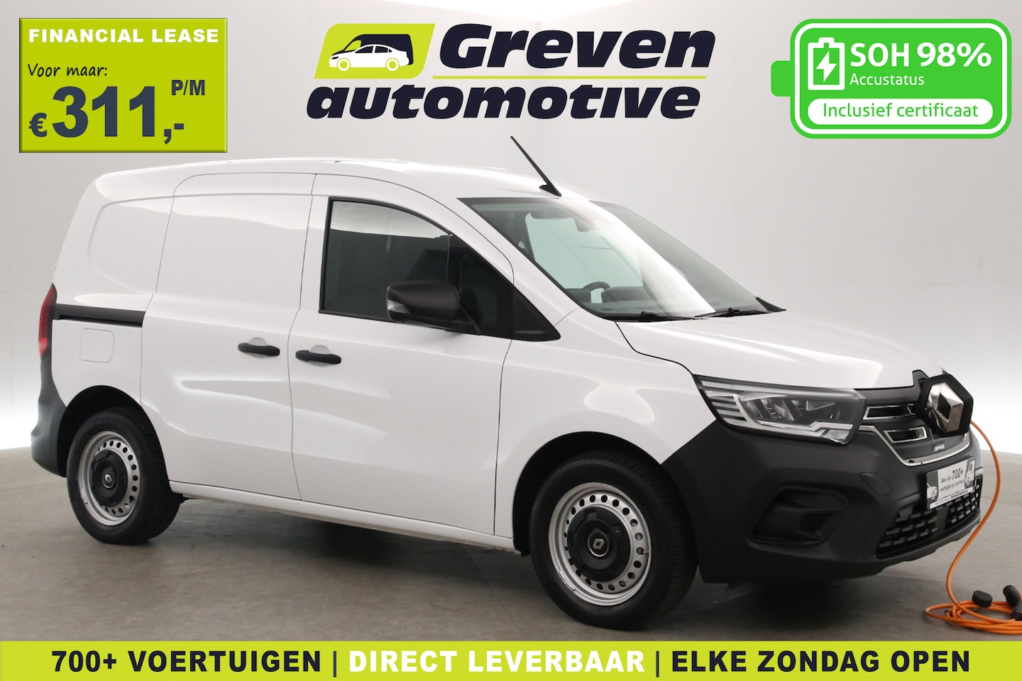 Renault Kangoo E-Tech - Rapid | Incl. Accu | SOH 98% | Clima | Carplay | Parkeersens. - AutoWereld.nl