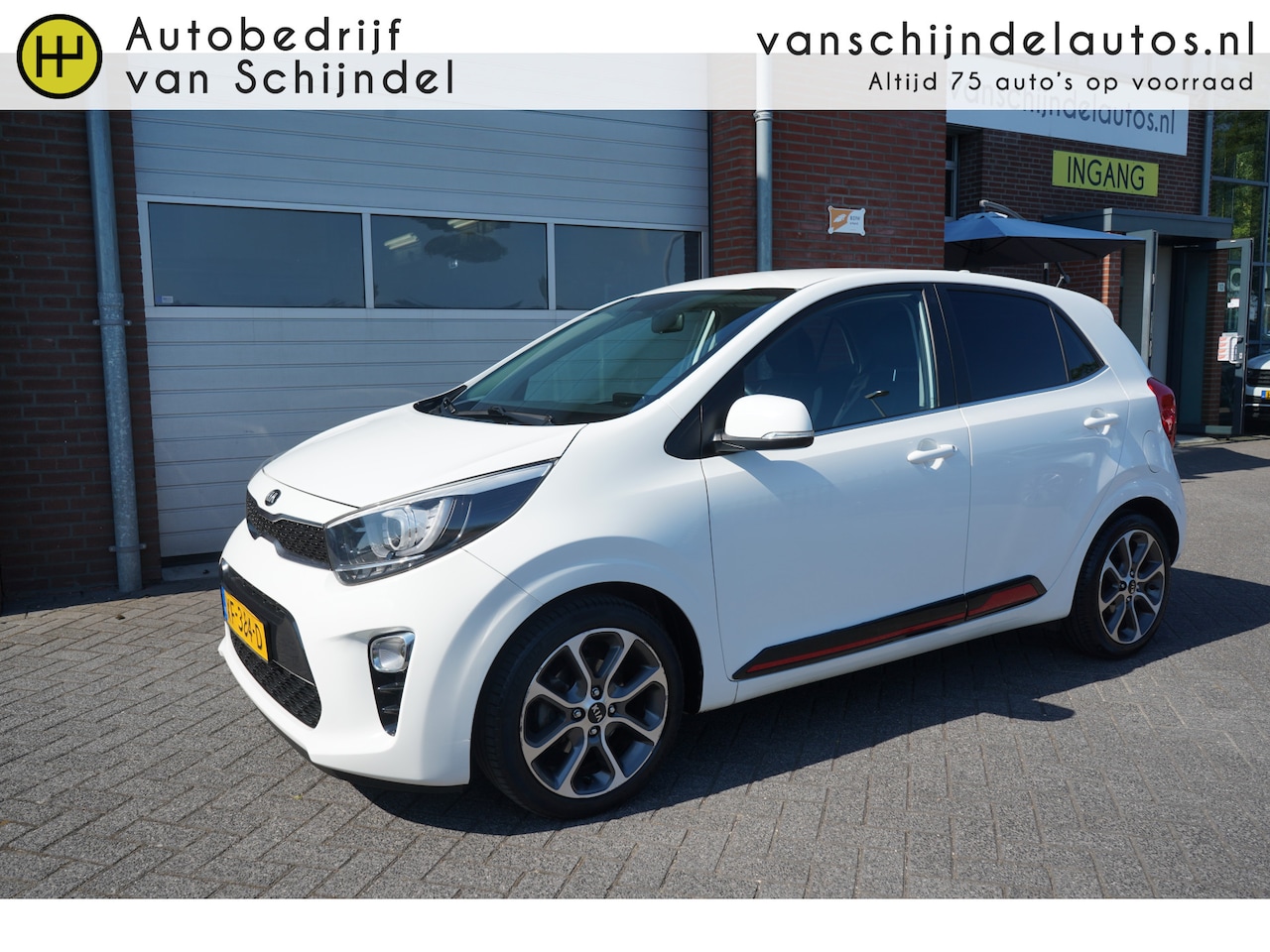 Kia Picanto - 1.0 CVVT DESIGN EDITION ORIGINEEL NEDERLANDS CAMERA 16INCH LMV NAVIGATIE ANDROID-APPLECARP - AutoWereld.nl