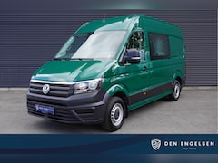 Volkswagen Crafter - 140pk L3H3/L2H2 Dubbele cabine 7 persoons Apple carplay Airco kunstleder
