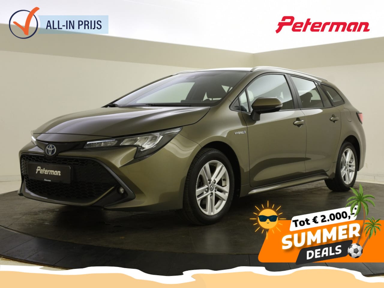 Toyota Corolla Touring Sports - 1.8 Hybrid Active | PDC | Carplay | Adapt. cruise - AutoWereld.nl