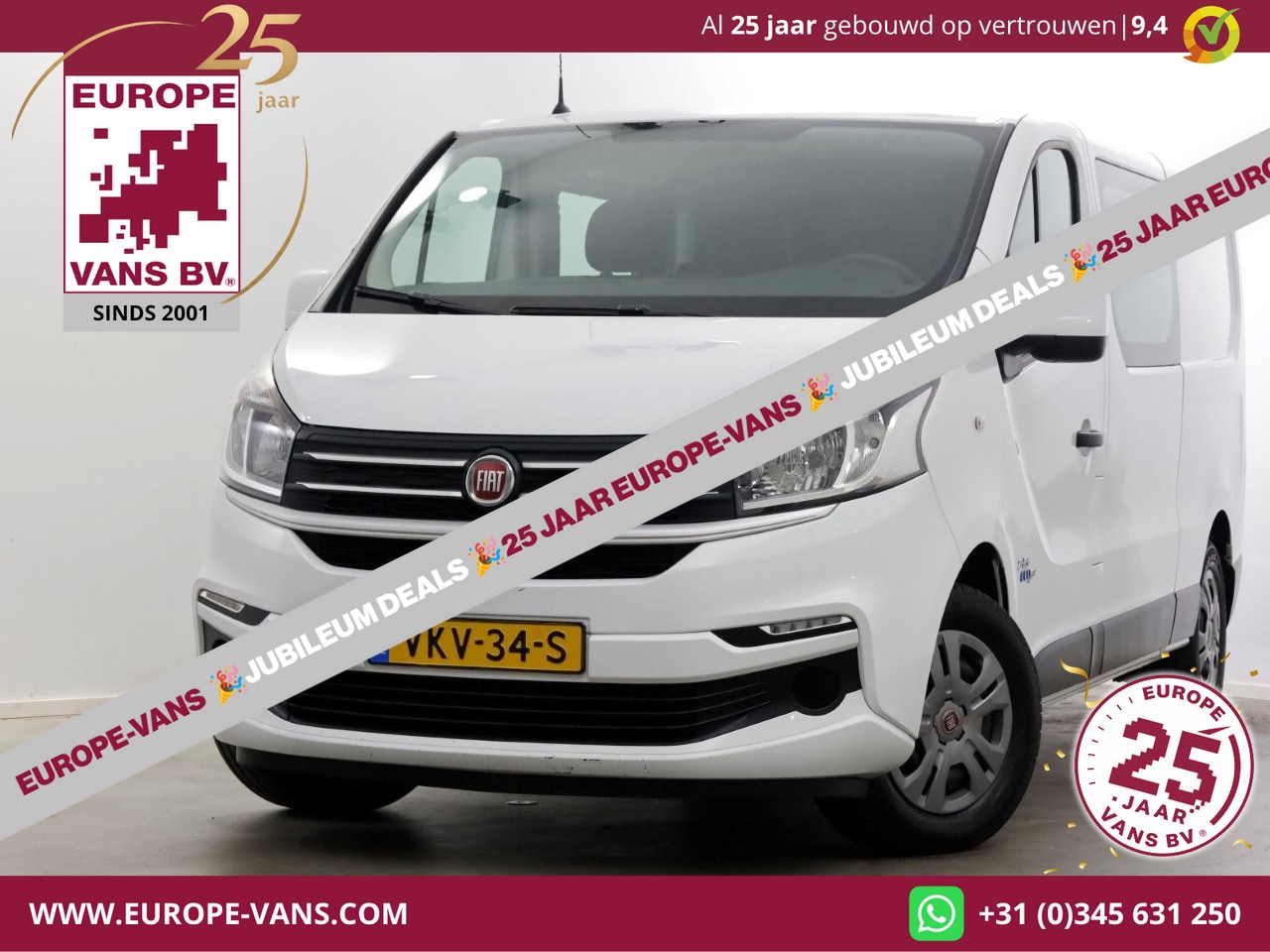Fiat Talento - 2.0 MultiJet 145pk Automaat L2H1 SX D.C. Airco/Navi 07-2021 - AutoWereld.nl