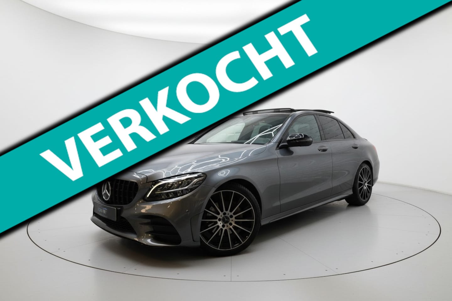 Mercedes-Benz C-klasse - 200 AMG PANO NIGHT 360 LEER WIDESCR - AutoWereld.nl