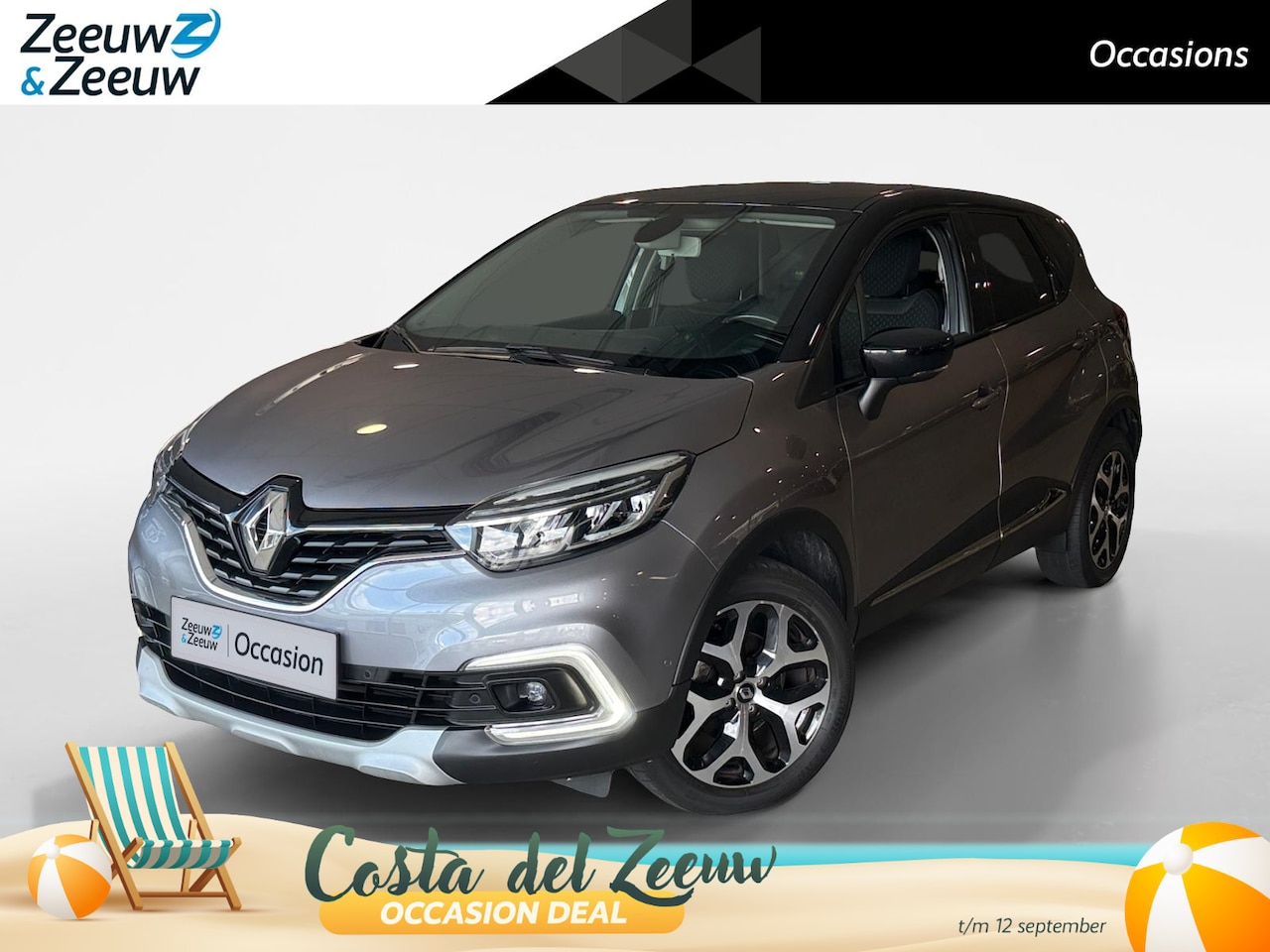Renault Captur - 1.3 TCe Intens *Automaat*Navi+Camera*Parkeersensoren*Climate*Hoge instap*Lage K.M.! - AutoWereld.nl
