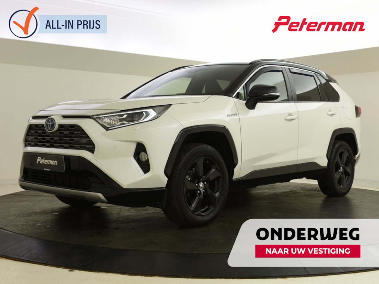Toyota RAV4 - 2.5 Hybrid AWD Bi-Tone | Elektr. a. klep | DAB | PDC | - AutoWereld.nl