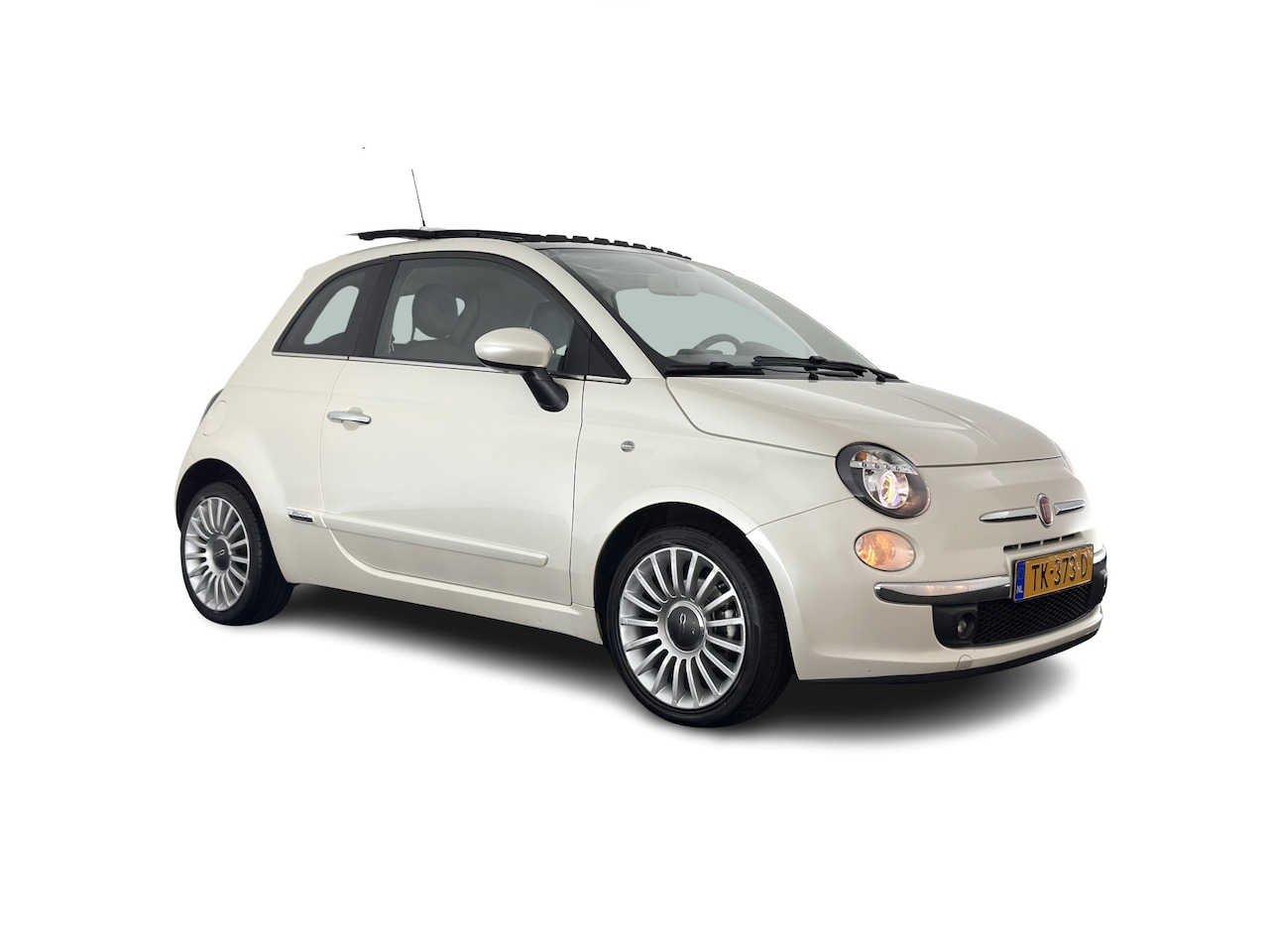 Fiat 500 - 1.4-16V Pop *PANO | LEATHER-FABRIC | CARPLAY | AIRCO | PRIVACY-GLASS | 18''ALU* - AutoWereld.nl