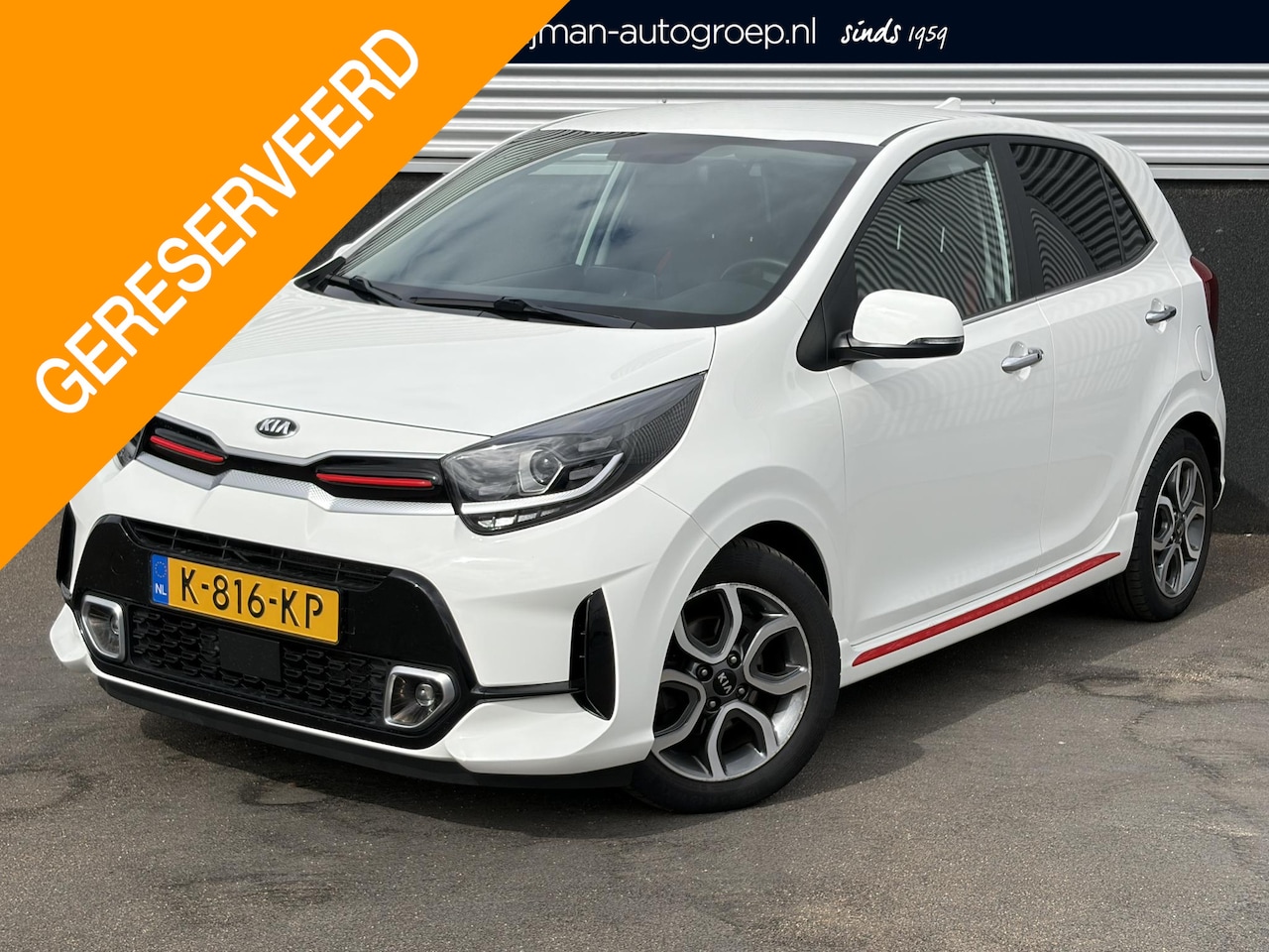 Kia Picanto - 1.0 DPi GT-Line 1e eign. Dealeronderhouden, Navigatie, Lederen bekleding, Privacy glass, S - AutoWereld.nl