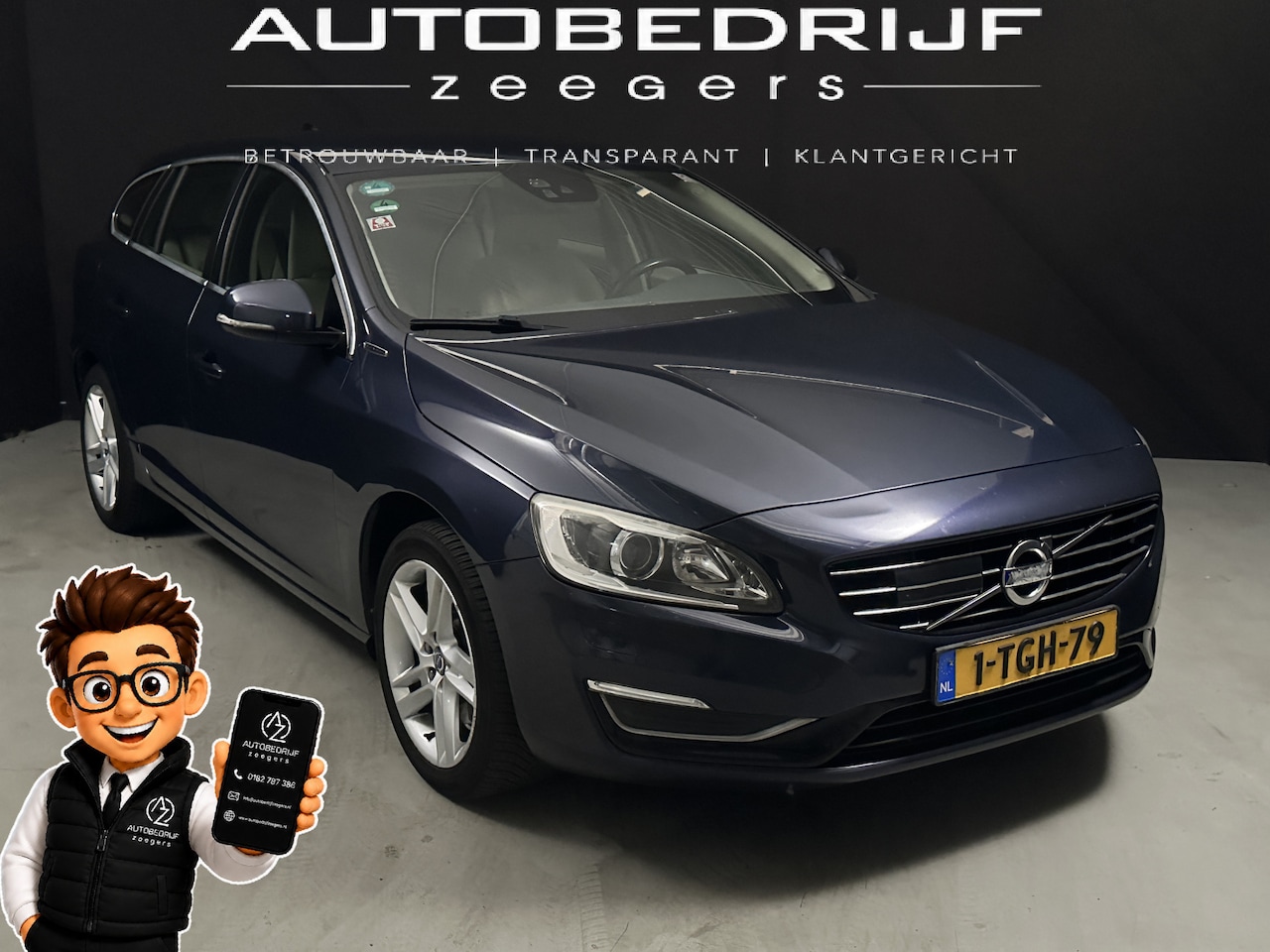 Volvo V60 - 2.4 D6 AWD Plug-In Diesel Hybrid *Navi*AC*Heatseat*Automaat* - AutoWereld.nl