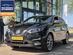 Nissan Qashqai - 1.3 DIG-T Tekna + AUTOMAAT | Panoramadak | Trekhaak | Leer | Navigatie | Cruise Control |