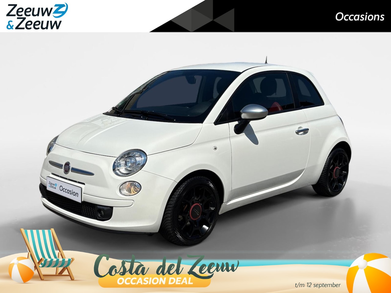 Fiat 500 - 0.9 TwinAir Street | Interscope boxen | leder | - AutoWereld.nl