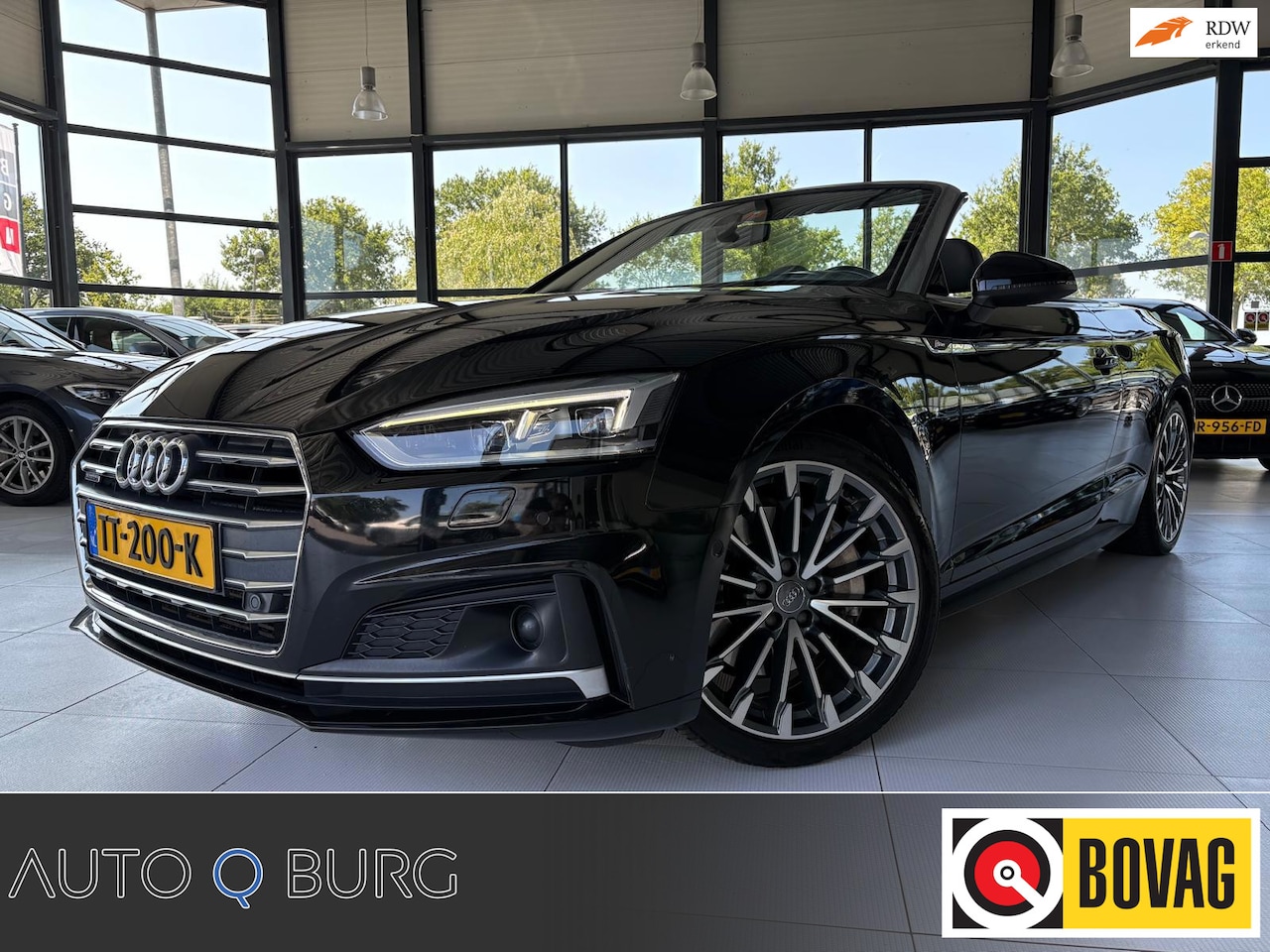 Audi A5 Cabriolet - 2.0 TFSI quattro Sport Pro Line S | Trekhaak | Stoelverwarming | Camera | B&O | Head UP | - AutoWereld.nl