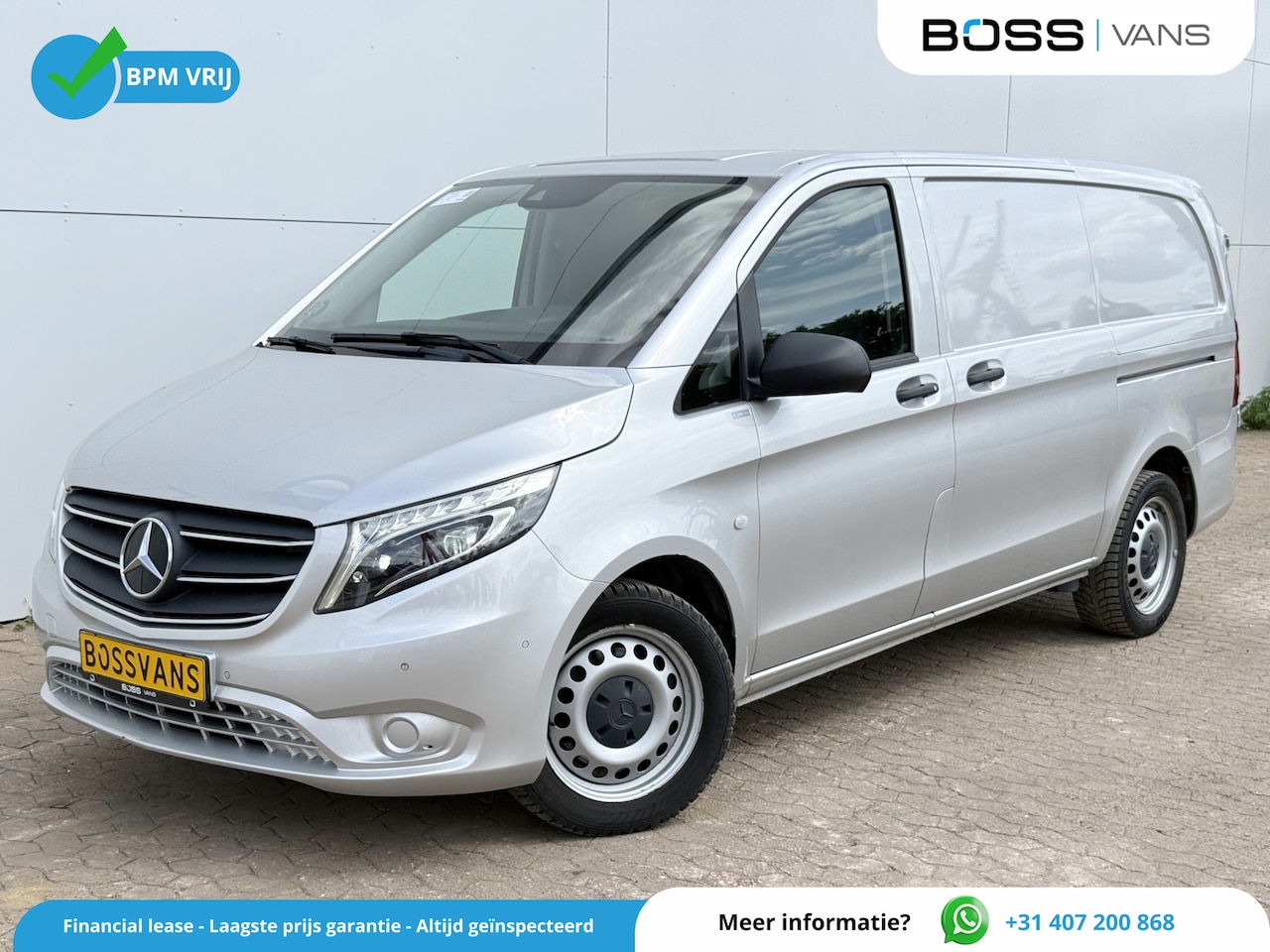 Mercedes-Benz Vito - 119 1.9 CDI L2H1 190pk Automaat LED Dubbele Schuif Cruise control Climate control Trekhaak - AutoWereld.nl