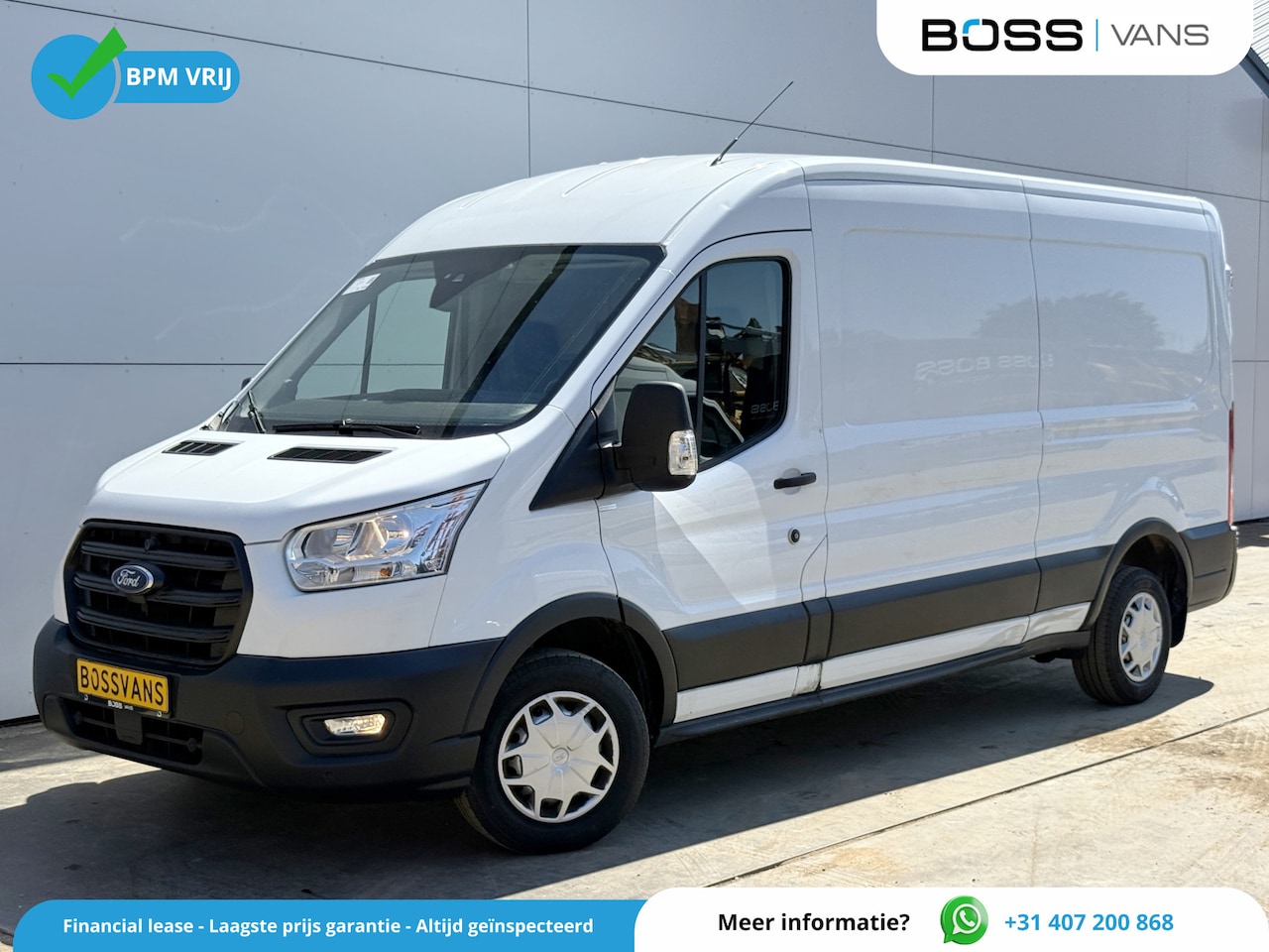 Ford Transit - 2.0 TDCI 130PK L3H2 Airco Cruise control Parkeersensoren v+a Camera Voorruitverwarming - AutoWereld.nl